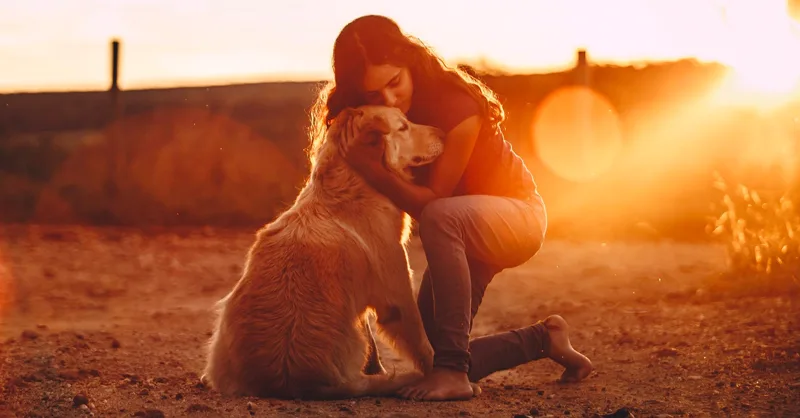 Emotional Support Animal with woman