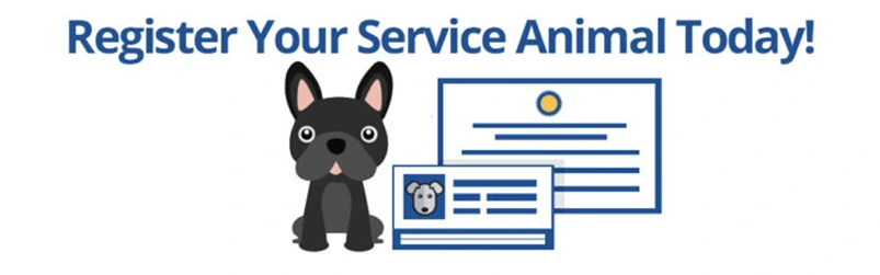 Register your service animal today