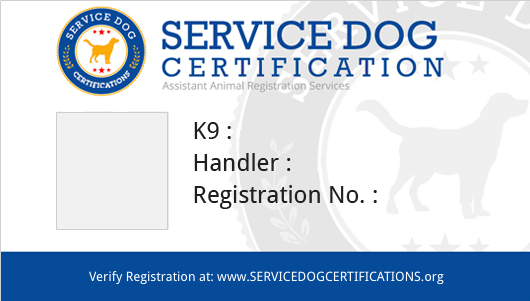 register my dog as a service dog for free