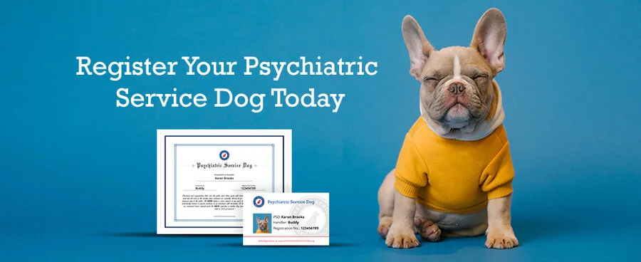 Psychiatric service dog registration - Banner - ServiceDogCertifications