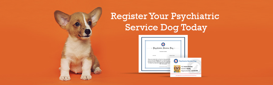 Register Your Psychiatric Service Dog Today - Banner - ServiceDogCertifications