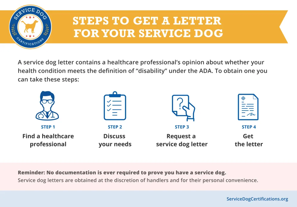 Steps to Get a Letter for Your Service Dog