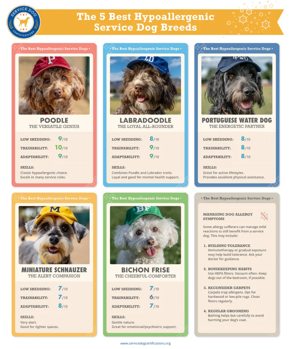 The 5 Best Hypoallergenic Service Dog Breeds