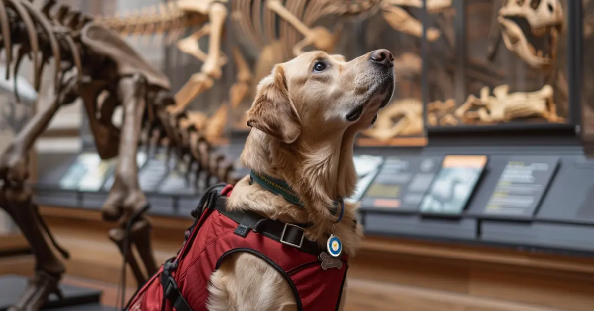 Can you bring a service dog to a museum?